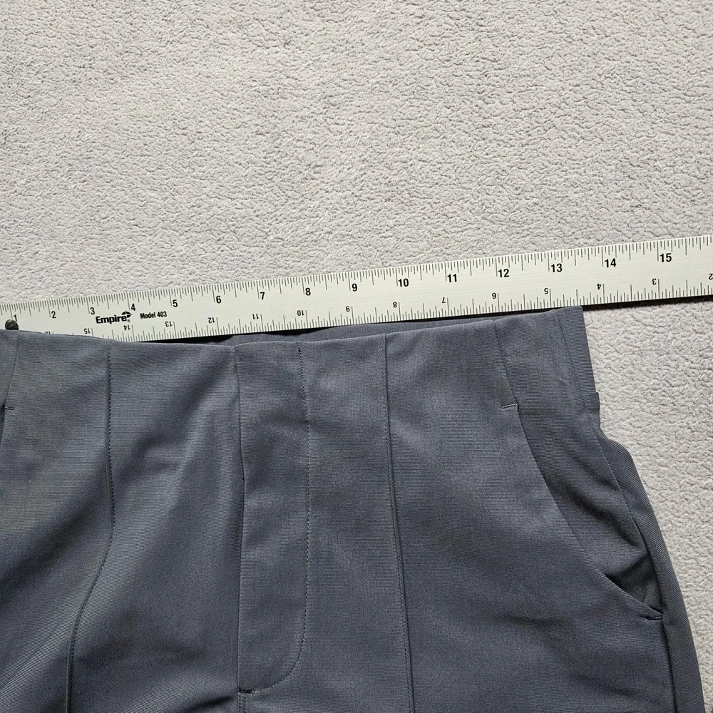 Vuori Wide Leg Pintuck Trousers Womens 6 Charcoal Gray Performance Workwear Pant